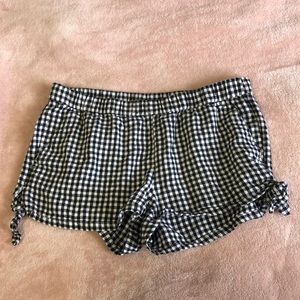 Old Navy Gingham Tie Shorts